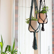 Tutoriel suspension plante en macramé